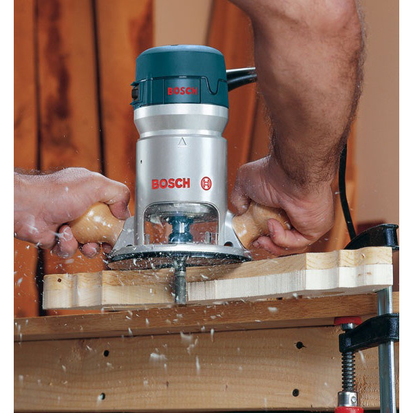 Restored Bosch 1617EVSPK-RT 12 Amp 2.25 HP Combination Plunge and  Fixed-Base Router Kit (Refurbished)