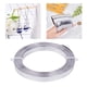 thumbnail image 5 of Alambre plano de aluminio de 10 m, calibre 18, armadura flexible, tira de bisel liso Plata, 5 of 9