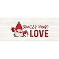 thumbnail image 3 of Reed, Tara 18x10 Black Modern Framed Museum Art Print Titled - Valentine Gnomes panel I-Choose Love, 3 of 5