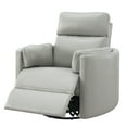 thumbnail image 6 of ACME Sagen Recliner W/Swivel & Glider, Gray Leather Aire, 6 of 7