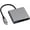 Grey, variant on REQO Multiport AV Adapter with 4K HDMI Output USB 3.0 Port & USB-C Fasting Charging Port Compatible for MacBook Pro M1/16-20 Air M1/18-20 Ipad pro iMac and Other usbc Devices