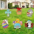 thumbnail image 5 of Easter Yard Sign Decorations,Easter Egg,Gift Basket,Easter Rabbit,Bunny Gnome Letters PVC Stakes Yard Décor Garden Sign for Holiday Festival Home Outdoor Easter Decoration, 5 of 8