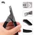 thumbnail image 4 of Acrylic Nail Clipper, Acrylic Nail Cutter Fake Nail Clippers False Artificial Nail Clipper Tip Trimmer Art Manicure Tools (Black)…, 4 of 5