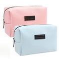 thumbnail image 1 of Bolsa de maquillaje MAANGE, monedero pequeño, de viaje, cosméticos, piel sintética, 1 of 7