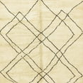 thumbnail image 1 of Ahgly Company Indoor Square Abstract Yellow Solid Area Rugs, 3' Square, 1 of 6