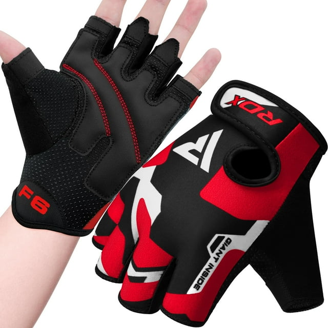 Guantes para Levantar Pesas RDX para Gimnasio, Fitness y Entrenamiento para Hombres y Mujeres