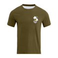 thumbnail image 5 of Bibifish Mens T-Shirts Oversize Back Graphic Letter Print Tees Streetwear Casual Short Sleeve Tshirts, 5 of 7
