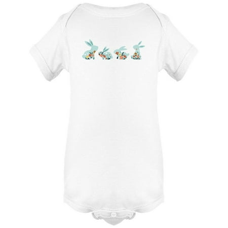 

Flower Bunnies Bodysuit Infant -Image by Shutterstock Newborn