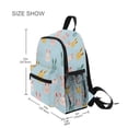 thumbnail image 3 of FORMRS Kids School Backpack with Front Zippered Pocket 12" Student Travel Daypack, Cute Rabbits, 3 of 6