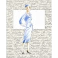 thumbnail image 2 of Della-Piana, Elissa 20x24 White Modern Wood Framed Museum Art Print Titled - 50s Fashion XI, 2 of 4