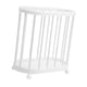 thumbnail image 2 of Cesta de lavandería Carrito Cesto de lavandería Cesto de lavandería Metal Portátil Almacenamiento Organización Almacenamiento Blanco, 2 of 9