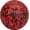 Red, variant on Fantom Graffiti Rubber Basketball, Size 7 (29.5 Inches), Deep Channel Construction, Made for Indoor/Outdoor Use