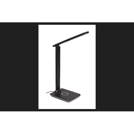 Ihome Lamp - iHome 14.97 in. Gloss Black Lamp/Clock/Charging Station
