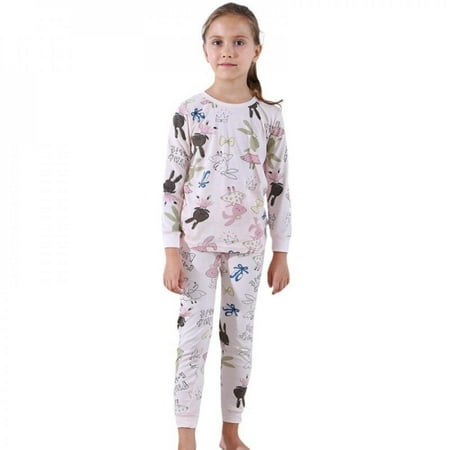 

Jandel 2021 Spring New Baby Boys And Girls Dinosaur Print Long-sleeve Underwear/pajamas/sports Air-conditioning Kids 2Pcs Set 2-9Y