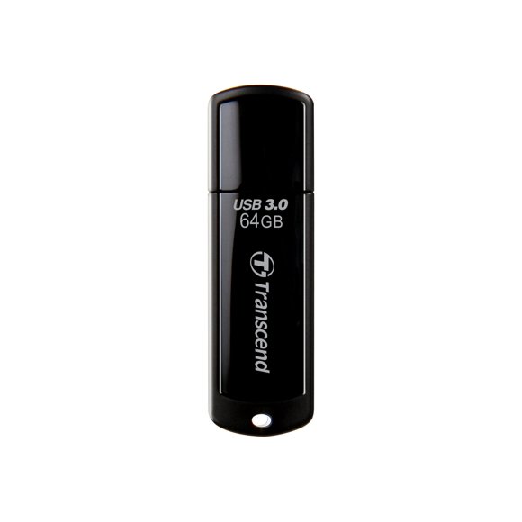 Transcend JetFlash 700 - USB flash drive - 64 GB - USB 3.0 - black