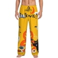 thumbnail image 2 of Lsque Happy Halloween1 Print Men's Pajama Pants, Lounge Pant - Comfortable Home Wear,Elastic Waistband, Stylish Design-XX-Large, 2 of 9