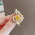thumbnail image 2 of EOEMY Fashion Crystal Rhinestone Dragon Brooch Pin Women Men Corsage Jewelry Wholesale-#2, 2 of 9