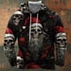 thumbnail image 4 of Sudadera con capucha para hombre con estampado 3D de árbol de Navidad y Papá Noel de finales de 2023, sudadera con capucha extragrande para ocio festivo, 4 of 5