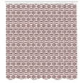 thumbnail image 3 of Ambesonne Brown Mandala Shower Curtain, Style Art, 69"Wx75"L, Chestnut Brown and White, 3 of 3