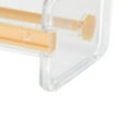 thumbnail image 4 of Washi Tape Dispenser Cutter Washi Tape Dispenser Washi Tape Storage Dispenser Tape Cutter Tape Holder Cutter Washi Tape Dispenser Cutter Transparent 2 Serrated Bars ABS Plastic, 4 of 5
