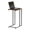 thumbnail image 5 of IRIS USA Wood and Metal Frame Side Table, Accent Sofa End Table Coffee Snack, Bedroom Night Stand, Living Room Computer Desk, C-Shape Wide, 5 of 9