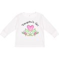 thumbnail image 3 of Inktastic Pawpaw's Girl Heart Flowers Girls Long Sleeve Toddler T-Shirt, 3 of 5