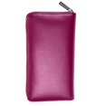 thumbnail image 2 of Cartera de bloqueo para mujer, cartera de material cuero con cremallera alrededor, de mano grande, monedero , tarjeta de crédito, organizado Rose Yinane Titular de pasaporte de viaje, 2 of 8