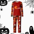 thumbnail image 2 of Halloween Family Pajamas Sets 2Pcs Ghost Print Holiday PJs Sleepwear Loungewear for Man/Woman/Kid/Baby, 2 of 7