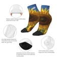 thumbnail image 5 of Pofeuu Sky Golden Sunflower Field Print 30cm Socks, Adult Running Hiking Socks for Youth and Adult, 5 of 7