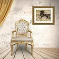 thumbnail image 3 of Wiley, Marta 18x15 Gold Ornate Wood Framed with Double Matting Museum Art Print Titled - Horse And Crackle, 3 of 4