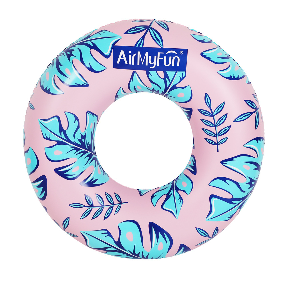 Inflatable leaf swimming ring water net red inflatable toy thickened