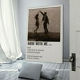 thumbnail image 3 of Poster De Lienzo Con Texto En Ingles «Here with Me» D4vd Para Decoracion Picture Print Canvas Poster Wall Paint Art Posters Decor Modern Home Artworks Gift 16x24inch(40x60cm), 3 of 6