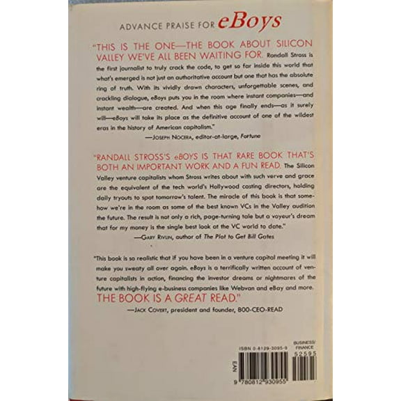 Pre-Owned eBoys: The First Inside Account of Venture Capitalists at Work (Hardcover) 0812930959 9780812930955