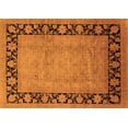 thumbnail image 1 of Ahgly Company Indoor Rectangle Oriental Orange Industrial Area Rugs, 7' x 9', 1 of 4