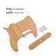thumbnail image 4 of Yuarrent Bamboo golpeador placa trasera sólida 8 perillas interruptor punta golpeador tornillos accesorios para instrumentos estilo guitarra Accesorios para instrumentos musicales Yuarrent OD022565-00, 4 of 6