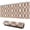 Dog Paw Checkerboard, variant on 31.5x11.8 Inch Gaming Mouse Pad, Non-Slip Stitched Rubber Desk Mat for Desktop & Laptop,Dog Paw Checkerboard Brown White Pattern