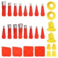 thumbnail image 1 of Homoyoyo 1 Set Caulk Tool For Glue Applicator Nozzle Stainless Steel Assorted Color Leak Prevention DIY Projects, 1 of 8