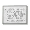 thumbnail image 4 of Stupell Industries Humorous Laundry Phrase Grainy Pattern Text Sign Graphic Art Black Framed Art Print Wall Art, Design by Daphne Polselli, 4 of 5