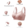 thumbnail image 7 of Plus size Bras for Women Plus Size Thin Breathable Beauty Back Minimizer Bra Wireless Bras, 7 of 7