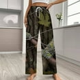 thumbnail image 2 of TEMU Forest Bark Camo Print-2 Pajamas For Women Loose Retro Night Pajama Pants Comfortable Sleepwear Bottoms Homewear, 2 of 6