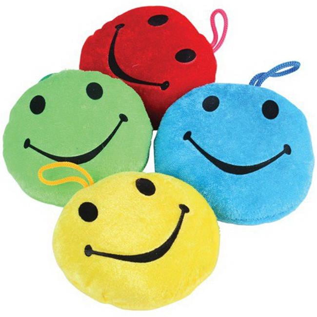 US Toy SB651 Smiley Face Plush Toy Pack of 12