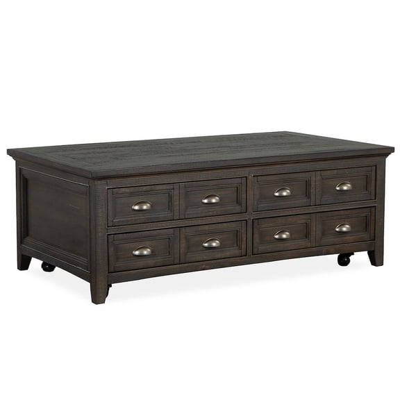 Magnussen T4399 Westley Falls Lift Top Storage Cocktail Table w/Casters