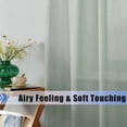 thumbnail image 4 of Serenta Solid Voile Curtain Set, 4 of 5