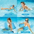 thumbnail image 3 of Inflatable Swimming Bed, Water Hammock 4-In-1 Lounge Chair Pool Lounge Air Mattress Pool Inflatable Hammock Pool, 3 of 6