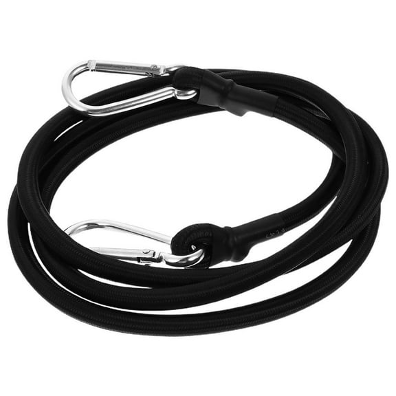 FRCOLOR Reusable Fastening Cable Straps Cable Ties Wraps with Hook Elastic Cord Lashing Straps Adjustable Multipurpose Hook and Loop Securing Straps for Cargo Tightening 1.5m,59.06"X0.39"X0.39"