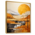 thumbnail image 2 of Designart "Bold horizon Canyon Desert X" Landscape & Nature Floater Framed Canvas Art Print, 2 of 7