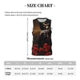 thumbnail image 4 of Sikiie Elegant Rose Skull Basketball Jersey Reversible Men's Mesh Athletic Sports Shirts Training Practice S-4XLXX-Large, 4 of 6