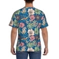 thumbnail image 2 of Naloa Colorful Flowers Men's T-Shirt Sport T-shirt Men's Basic Tee Casual Men's Shirt, Round Neck, Short Sleeves - Medium, 2 of 5
