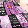 thumbnail image 6 of Custom Women Nurses Blanket,Personalized Warm Throw Blanket for Nurses Week Gifts Retirement Gifts, 6 of 6