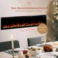thumbnail image 6 of Modern Ember Aerus Slim 72 Inch Smart Linear Electric Fireplace | Recessed in-Wall or Wall-Mount, 6 of 9